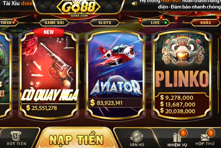 Khám Phá Thế Giới Giải Trí Siêu Tốc Với Game Nhanh Go88 Đầy Kịch Tính