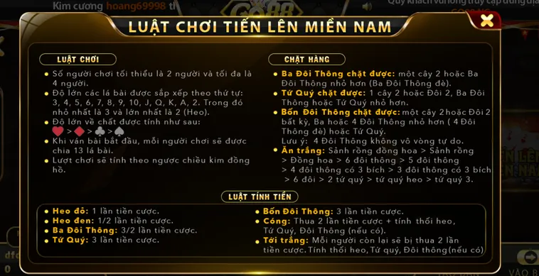 Bí Quyết Chinh Phục Tiến Lên Miền Nam Tại Go88 Để Trở Thành Cao Thủ Đại Gia Bất Bại