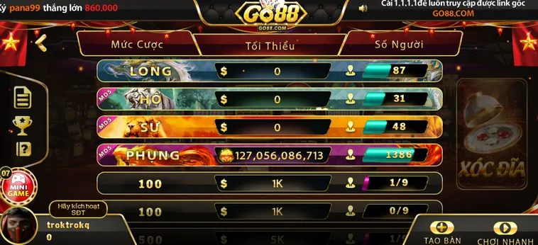 Chinh Phục Casino Xóc Đĩa Tại Go88 Với Những Tuyệt Kỹ Soi Cầu Ăn Tiền Cực Khủng